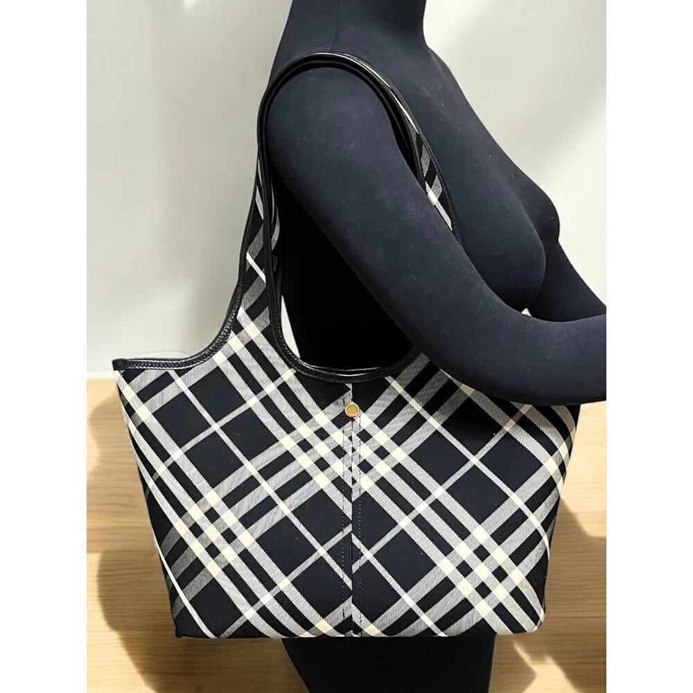 Burberry Small Check Tote Bag - Picture 8 of 16